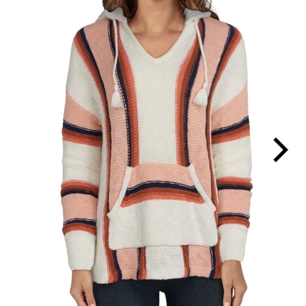Natural Reflections hoodie Knit Sweater with pouch pocket